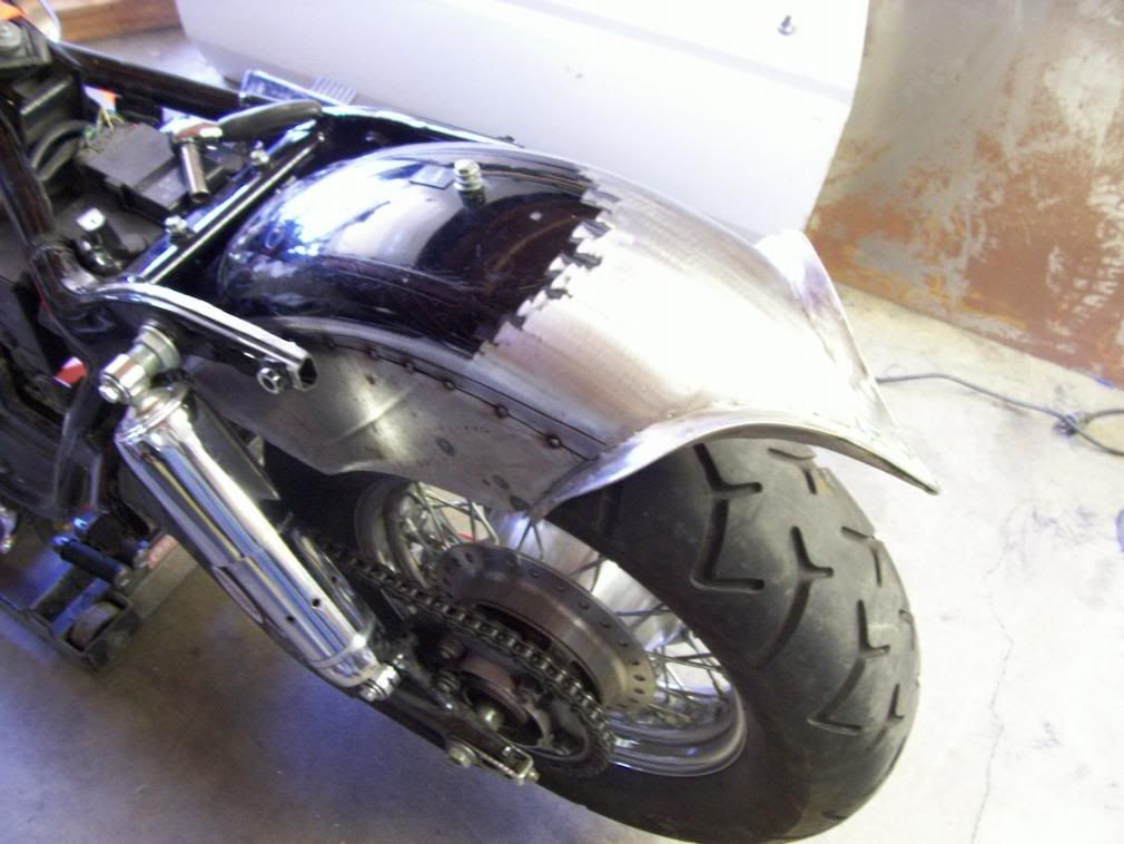 honda shadow 750 bobber fender